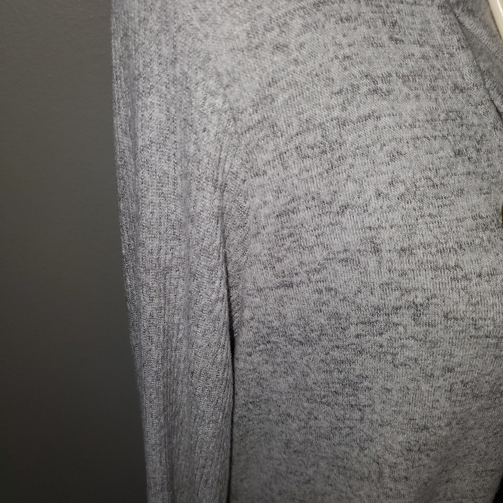 Gray long sleeve sweater dress 2x - Picture 3 of 7